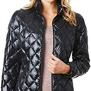 32 Degrees Packable Black Puffer Jacket